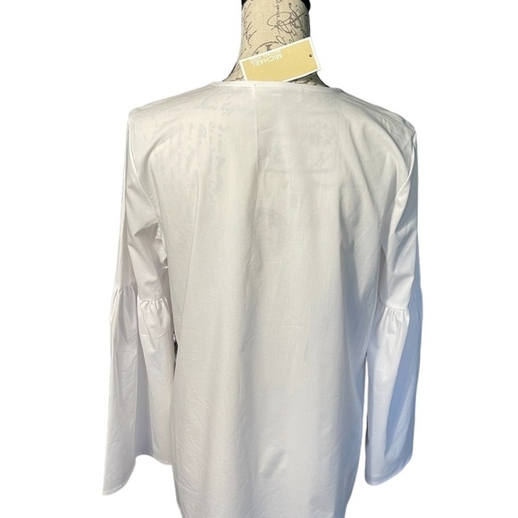 Michael Kors Long Bell Sleeved Blouse Size Medium NWT - Picture 6 of 9